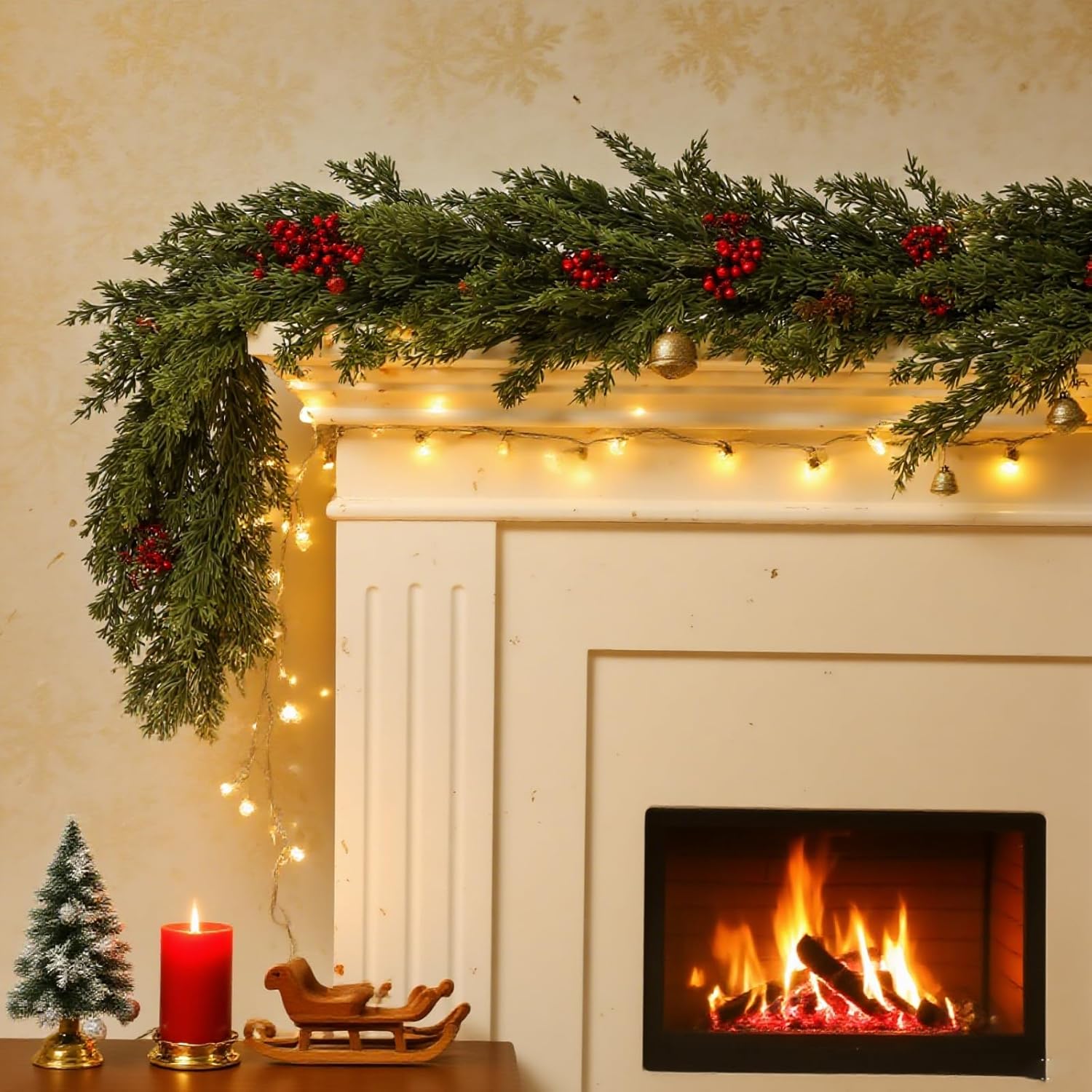 Artificial Plants Christmas Tr - Rattan Plant Basket ulasan dan harga
