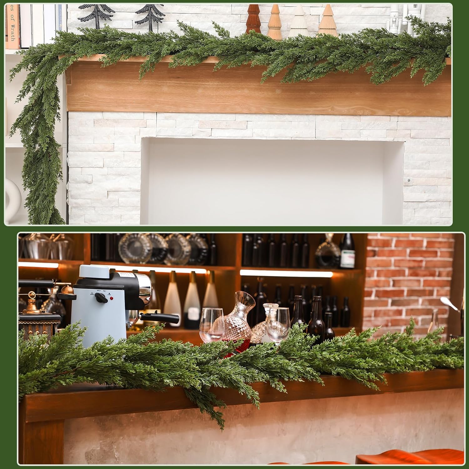 Artificial Plants Christmas Tr - Rattan Plant Basket ulasan dan harga