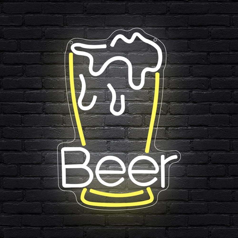 Beer Neon Sign USB Dimmable LE - Home Decor Theme ulasan dan harga