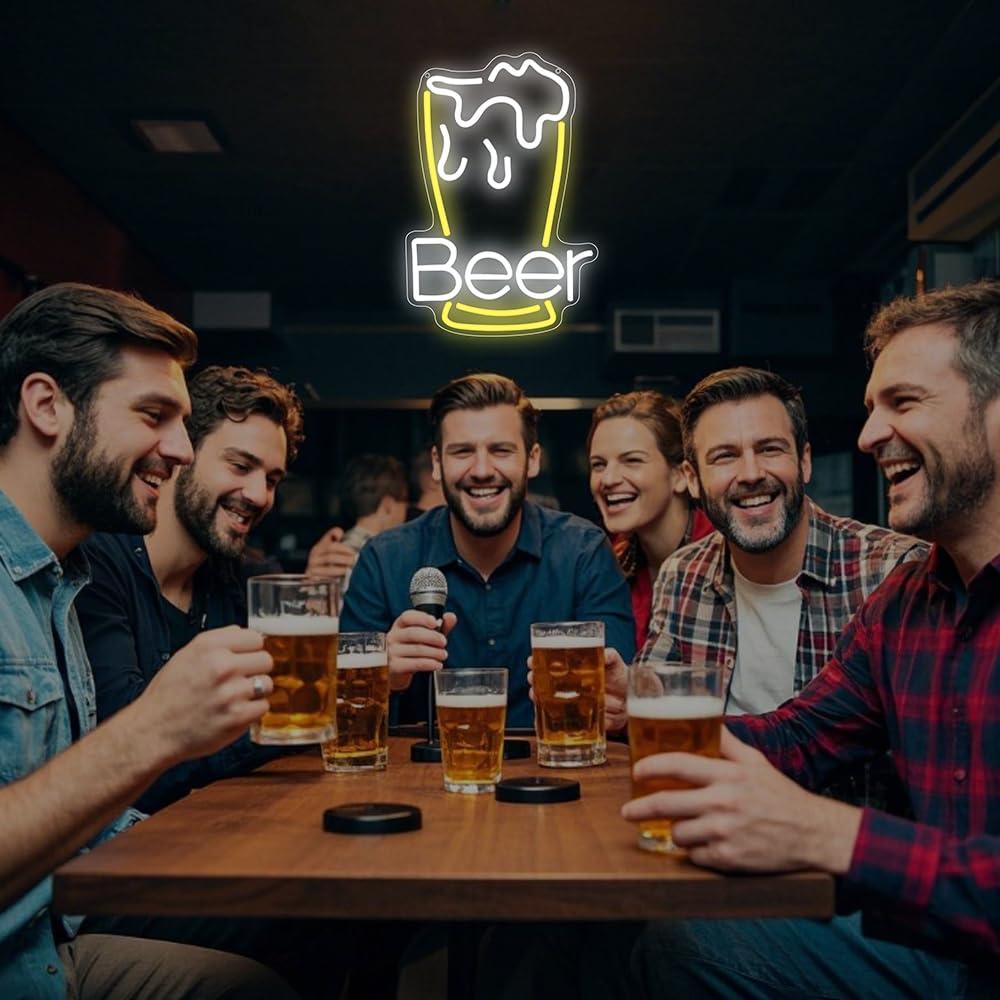 Beer Neon Sign USB Dimmable LE - Home Decor Theme ulasan dan harga