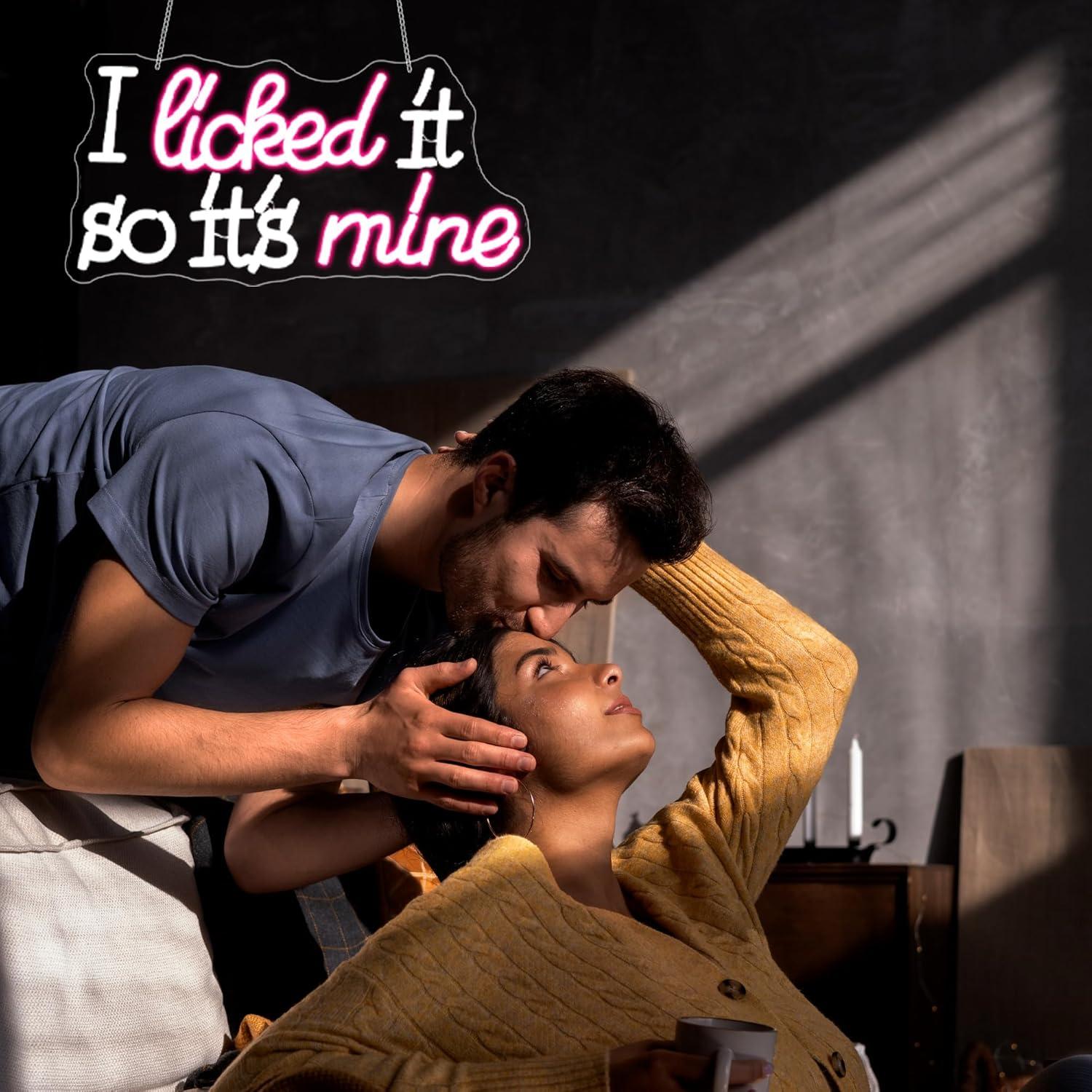 I Licked It So It's Mine Neon  - Home Decor Theme ulasan dan harga