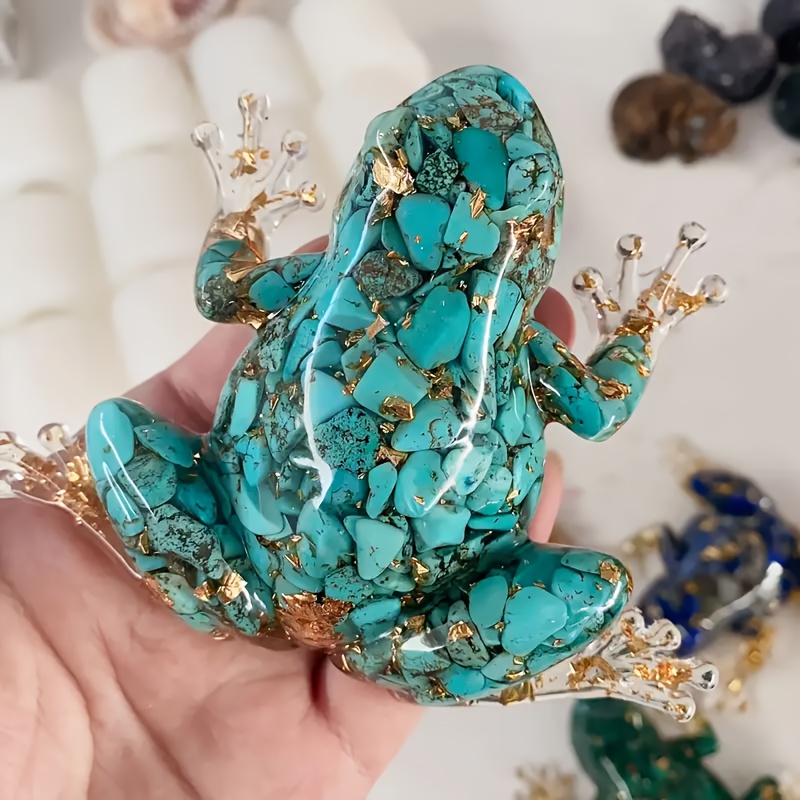 1pc Crystal glue making frog,  - Home Decor Y2K ulasan dan harga