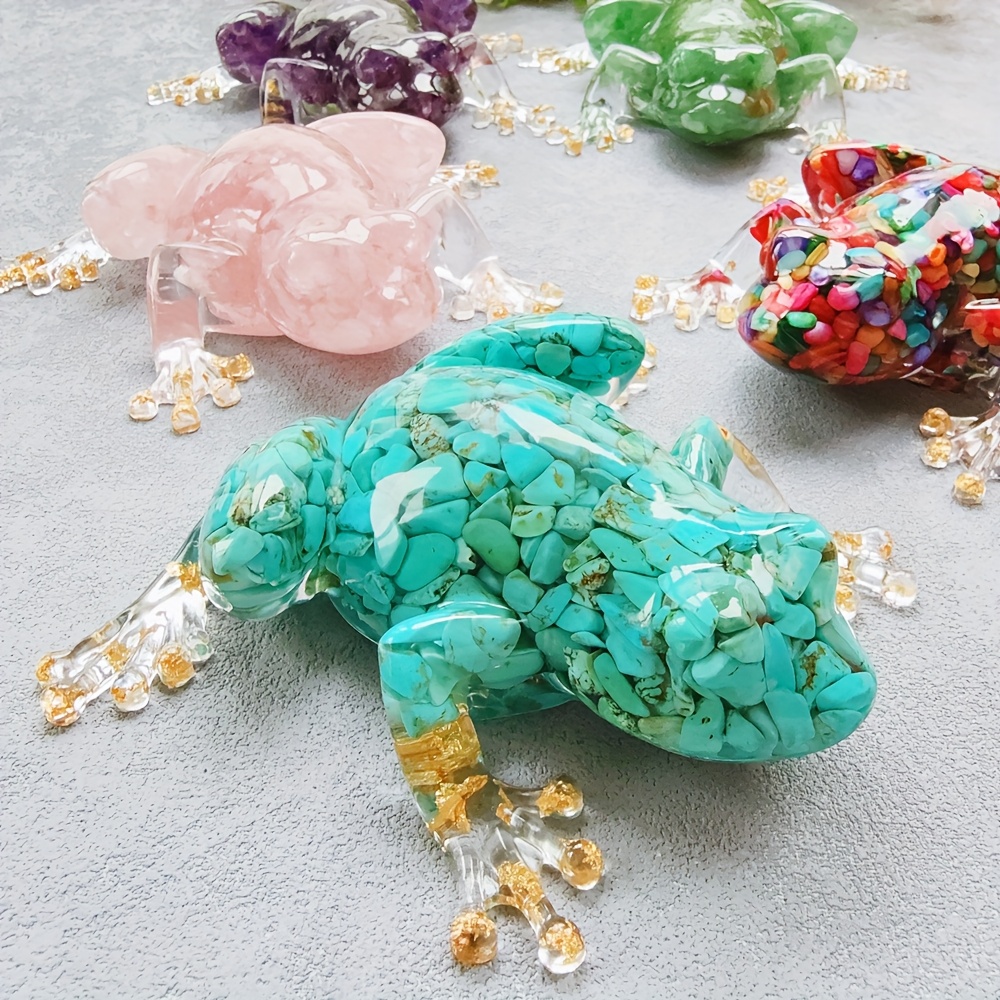 1pc Crystal glue making frog,  - Home Decor Y2K ulasan dan harga