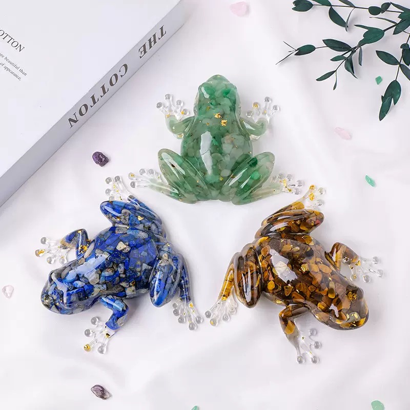 1pc Crystal glue making frog,  - Home Decor Y2K ulasan dan harga