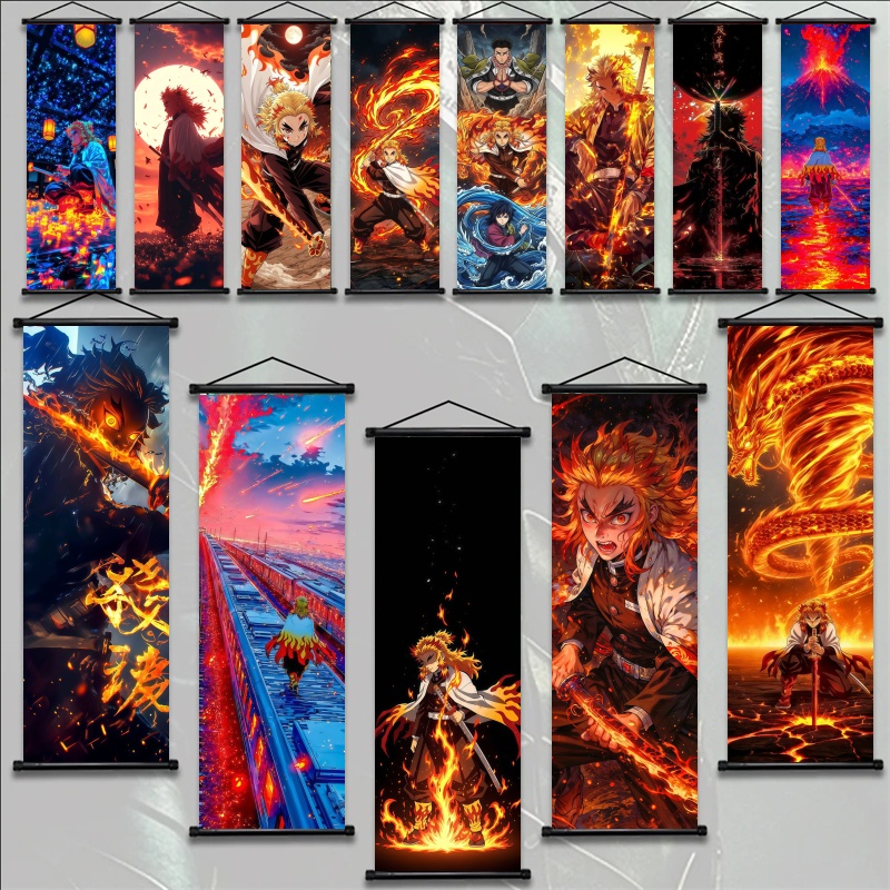 Demon Slayer Kyojuro Rengoku H - Home Decor Theme ulasan dan harga