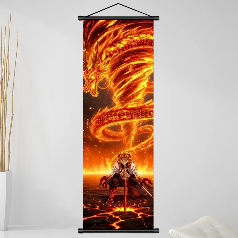 Demon Slayer Kyojuro Rengoku H - Home Decor Theme ulasan dan harga