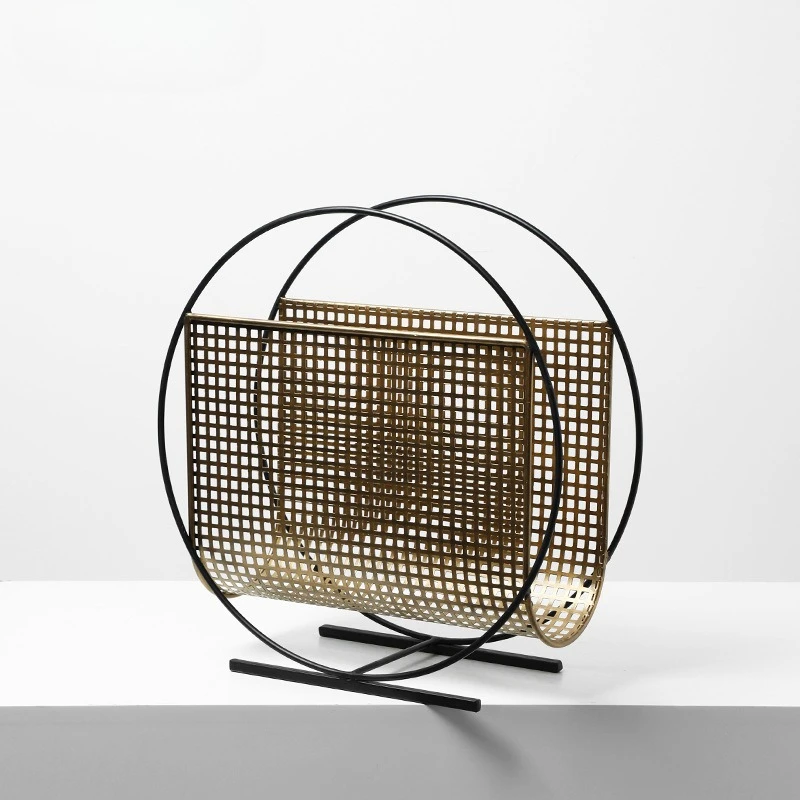 Creative Grid Round Metal Maga - Home Decor Magazine ulasan dan harga